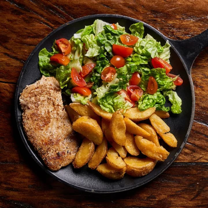 Lemon Butter Chicken + Bebida